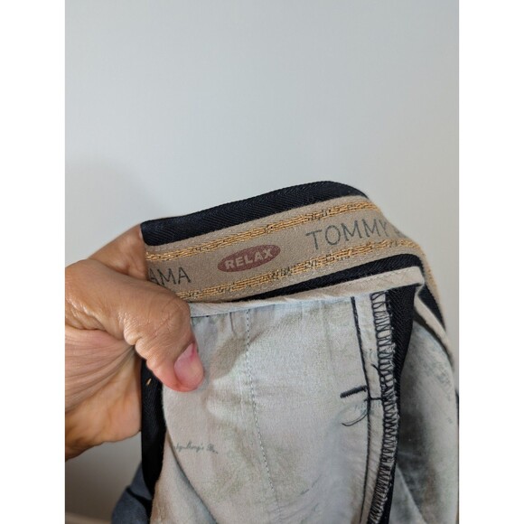 Tommy Bahama Mens Black Silk Dress Pants‎ Sz 36 Resortwear Business Casual Work - Picture 8 of 9